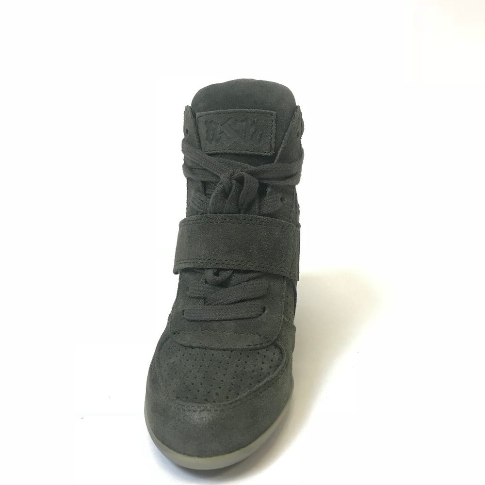 Ash Bowie Military Suede Wedge Shoes NIB